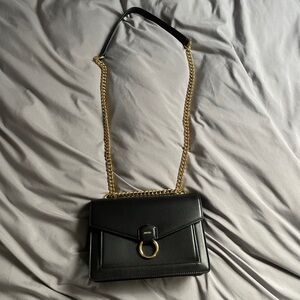JW Pei Hold Chain Envelope Purse- Black